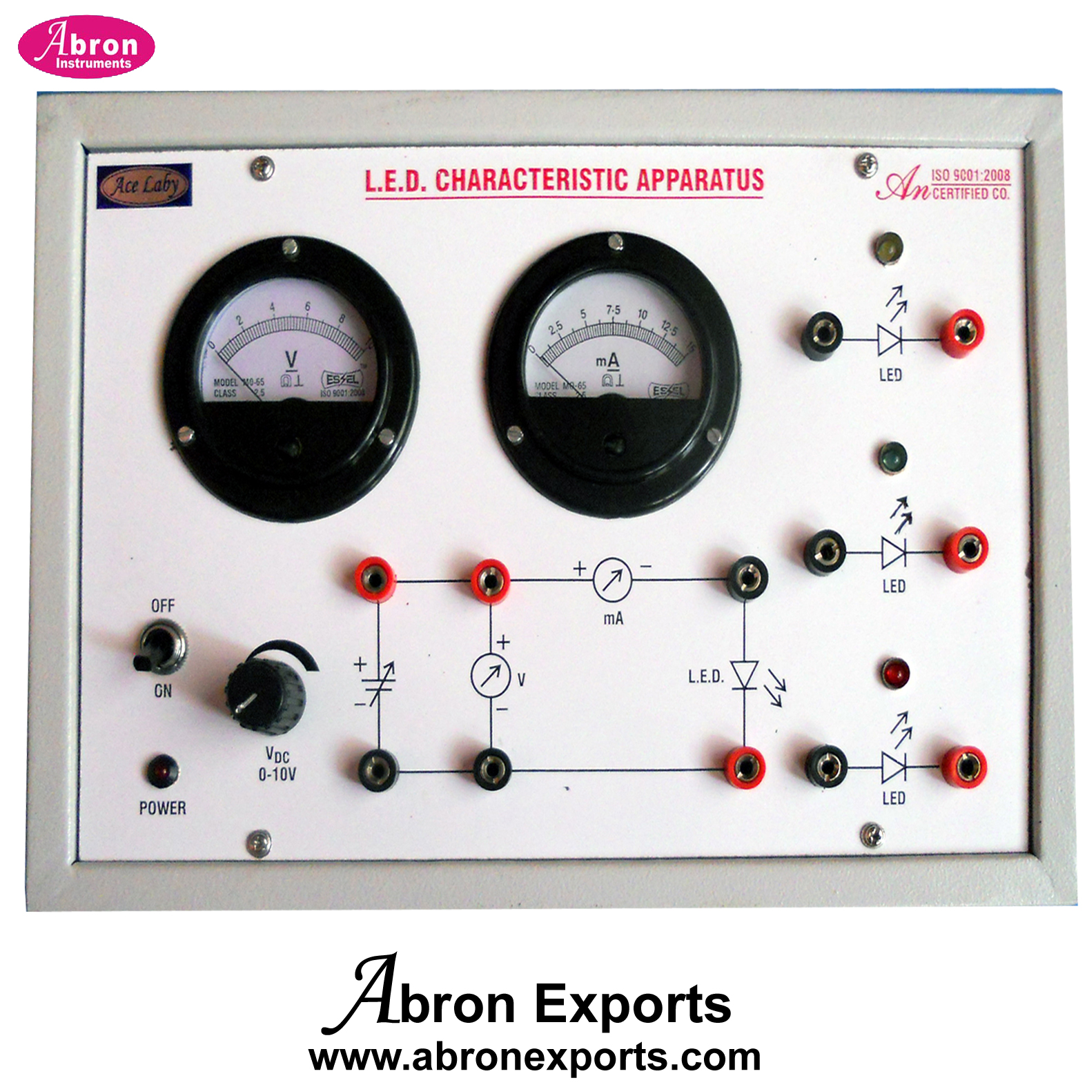 LED Study 2 Meters Characteristic Trainer Circuit kit Electronic Sockets Supply Abron AE-1299LA 